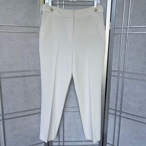 NWOT Veronica Beard Porcelain Gamila Pants sz 8